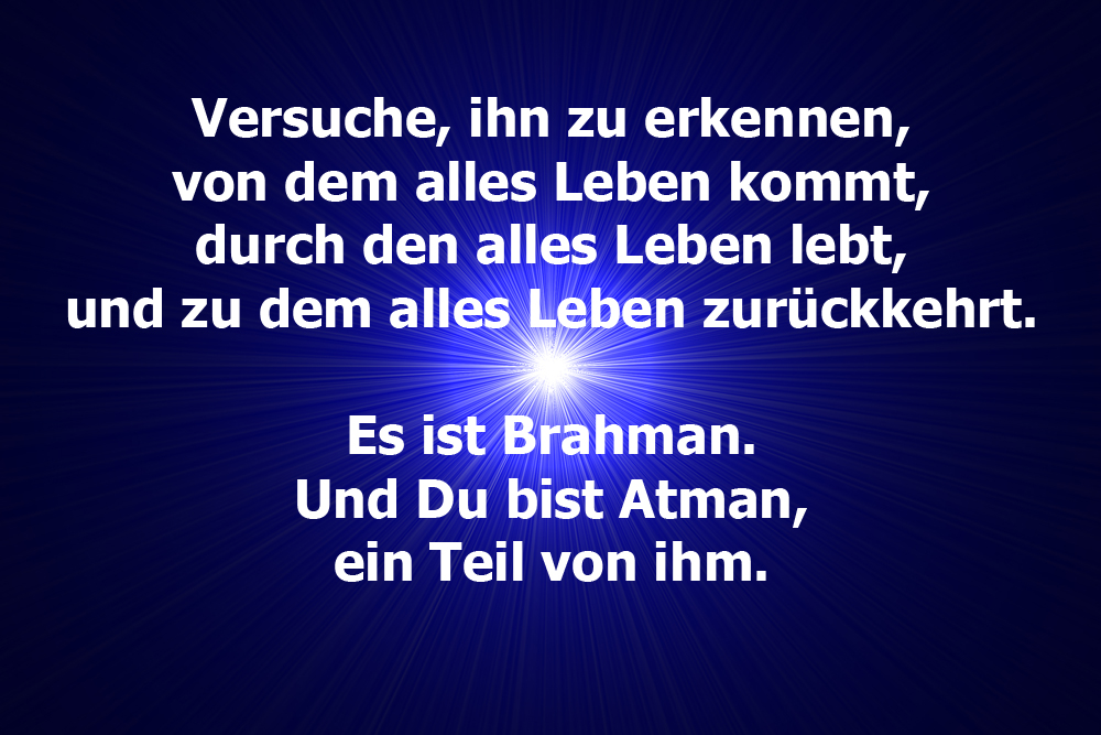 Brahman und Atman Brahman