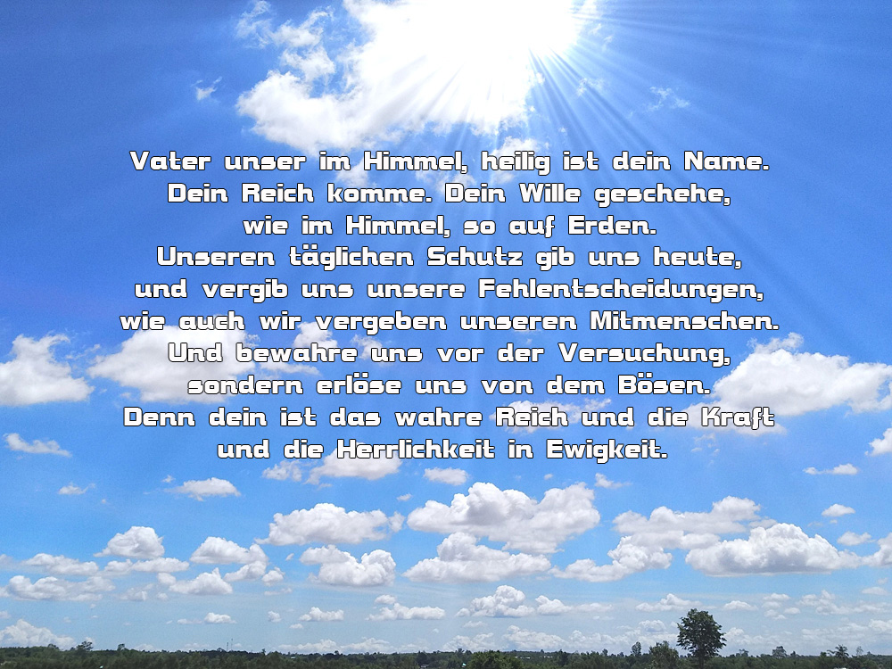 das Vater unser das Vater unser