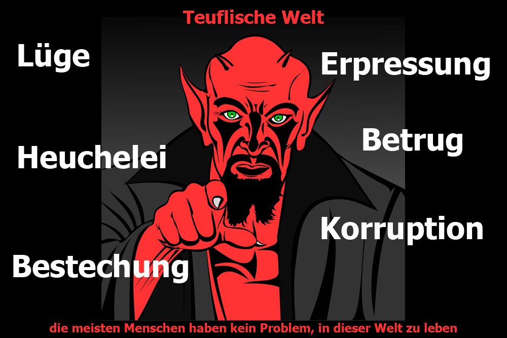 teuflische Welt teuflisch