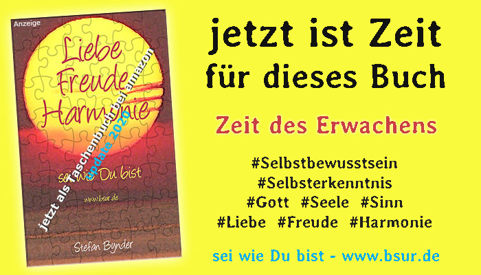 REZENSION: Viele neue Gedanken zu den großen Lebensthemen Gott, Tod und Sinn des Lebens. Im Laufe des Buches hat es richtig Freude gemacht, weiter zu lesen, weil es so positiv, hoffnungsvoll und leicht verständlich geschrieben ist. Insbesondere in der heutigen verrückten und scheinbar gottlosen Zeit. Das Buch startet mit einem Modell, das sehr schön erklärt, wie wir Gott, uns selbst und unsere Welt verstehen können, und auch, wie wir manipuliert werden, um uns von unsere Seele zu trennen. Es werden sehr viele Themenbereiche abgedeckt, die alle letztlich daraufhin führen, zu erkennen, wer wir sind und warum wir leben, und dass es Gott genauso gibt, wie es ein Weiterleben nach dem Tod gibt. Sehr gut hat mir das Kapitel mit den Religionsstiftern gefallen, das aufzeigt, was hinter den Botschaften von Jesus, Buddha, Krishna und Mohammed steckt, und dass es logischerweise starke Gemeinsamkeiten gibt. Im letzten Kapitel wird der Autor praktisch mit Anregungen zur Lebensgestaltung. jetzt ist Zeit für dieses Buch