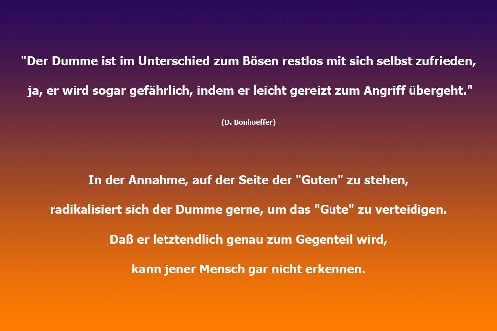 Dummheit Dummheit