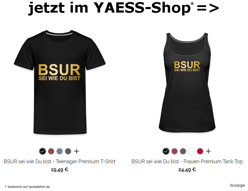 BSUR Shirts im yaess-Shop bsur