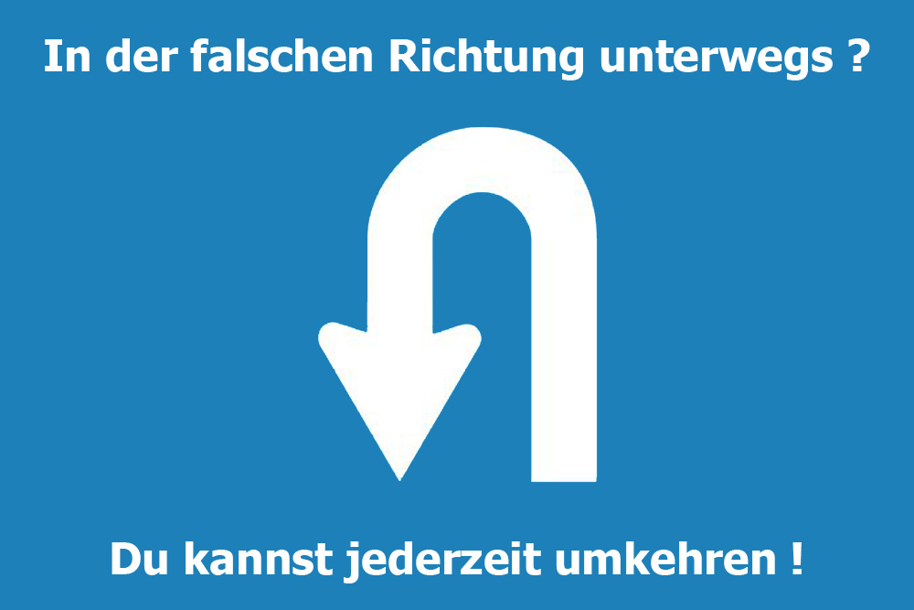 umkehren als letzte Chance umkehren